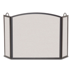 Pilgrim Small Tri Panel Arched Fireplace Screen