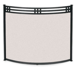 Pilgrim Bowed Portfolio Fireplace Screen
