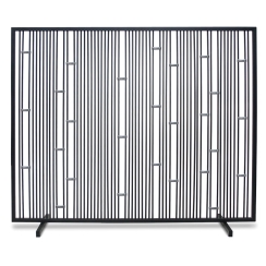 Pilgrim Arden No-Mesh Summer Fireplace Screen