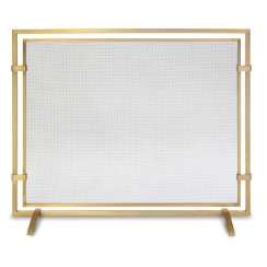 Pilgrim 39 Inch Sinclair Single Panel Fireplace Screen