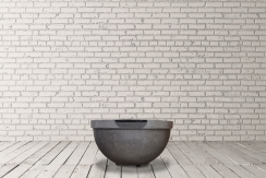 Prism Hardscapes Sorrento Gas Fire Bowl - Match Lit