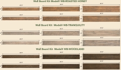 Pearl Mantels 6 Piece Wall Board Kit