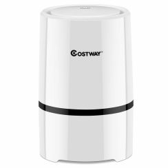 Costway 8 Inch Mini Ionic 3-in-1 HEPA Air Purifier
