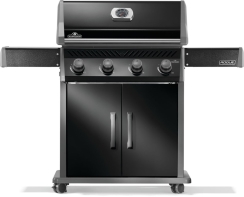 Napoleon Grills Black Rogue 525 Gas Grill with Cast Iron Grates