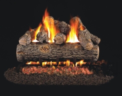 Real Fyre 12 Inch Golden Oak Designer Plus Vented Gas Log Set