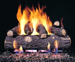 Real Fyre See Thru 16 Inch Golden Oak Designer Plus Vented Gas Logs - No Burner