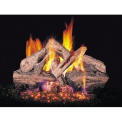 Real Fyre 24 Inch Charred Red Oak Vented  Gas Logs - No Burner