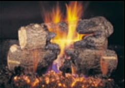 Real Fyre 18 Inch Charred Mountain Oak Gas Log Set