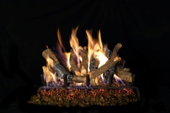 Real Fyre 24 Inch Charred Oak Stack Vented Gas Log Set
