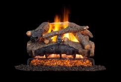 Real Fyre 30 Inch Colonial Oak Ceramic Gas Log Set