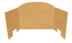 Real Fyre 18 Inch Traditional 3-Fold Rose Gold Fireback