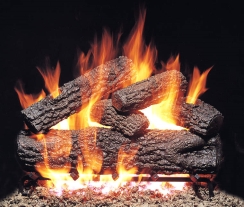 Real Fyre 24 Inch Post Oak Vented Gas Logs - No Burner