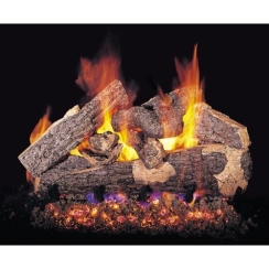 Real Fyre 18 Inch Rugged Split Oak Vented Gas Logs - No Burner
