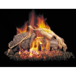 Real Fyre 18 Inch Woodstack Vented Gas Logs - No Burner