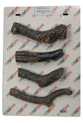 Real Fyre 9 Inch Oak Branches - Four in Box - BDC-4