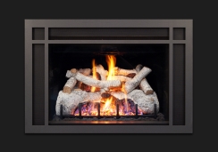 Real Fyre Charred Mountain Birch Log Set for DVI-30 Series Direct Vent Gas Fireplace Inserts