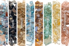 Real Fyre Non-Reflective Fyre Glass - 100 lb Package