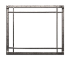 Empire Forged Iron Rectangle Inset for Rainier Fireplace Insert