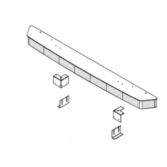 Kingsman Surround Riser - Fits I33S4028B Surrounds - For IDV26 Series Fireplace Inserts