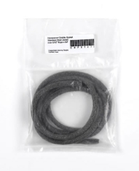 Round 88 Foot Black Stove Gasket - 1/2 Inch