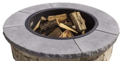 TessaRai 24 Inch Round Fire Pit Cap Stones
