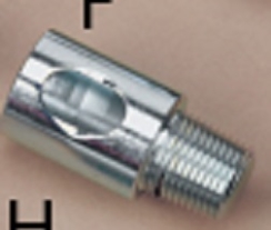 RoVac Male End ButtonLok and Fiberglass Rod Connector