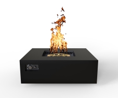 Warming Trends 48 Inch Aon Square Gas Fire Table - Platinum Electronic Ignition