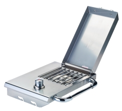 Bull Outdoors 16 Inch Sidekick Cart Side Burner for Propane Grill Heads