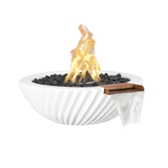 The Outdoor Plus 28 Inch Sedona 2 GFRC Gas Fire and Water Bowl
