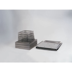 Set of 3 HomeSaver Pro 13 in. x 17 in. Base Single-Flue Stainless Steel Chimney Caps