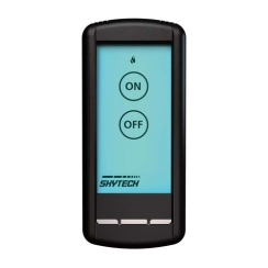 SkyTech S5010 On/Off Remote Control with Touch Screen and Plug-In Receiver - For Gas Hearth Appliances with Millivolt Valves or Electronic Spark Ignit