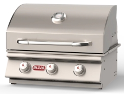 Bull Outdoors 24 Inch Steer Stainless Steel Drop-In Gas Grill Head