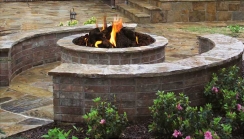 Stone Age Manufacturing 42 Inch Short Round Outdoor Fire Pit Kit