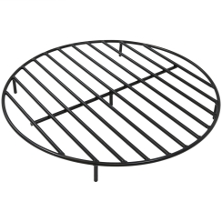 Sunnydaze 30 Inch Round Heavy-Duty Steel Fire Pit Log Grate