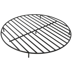 Sunnydaze 36 Inch Round Heavy-Duty Steel Fire Pit Log Grate