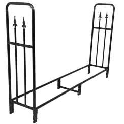 Sunnydaze 6 Foot Powder Coated Heavy-Duty Steel Log Rack