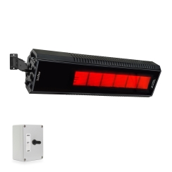 SunStar 48 Inch 50K BTU SGL Infrared Gas Patio Heater - Adjustable Mount