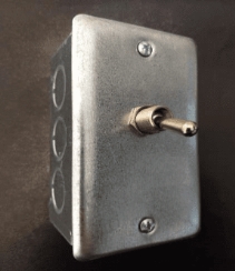 SunStar Toggle Switch Cover Plate and Handy Box Kit