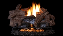Superior 18 Inch Triple-Flame Gas Log Set