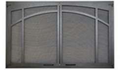Superior 32 Inch Textured Iron Arched Screen Door for VRT3100 Fireplaces