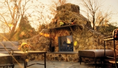Superior 50 Inch VRE6000 Vent Free Mosaic Masonry Outdoor Fireplace Firebox