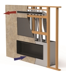 Superior EPA Fireplace HeatFlo Convection Kit
