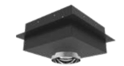 Superior Snap-Pack 6-Inch Diameter Black Standard Ceiling Support