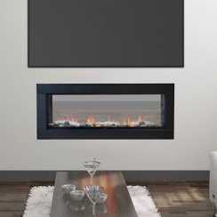 Sustainable Hearth 50 Inch Optic Linear See Through Electric Fireplace