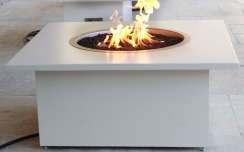 TessaRai 36 Inch Square Two-Piece Propane Fire Table