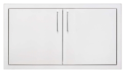 TrueFlame 33 Inch Masonry Double Outdoor Kitchen Access Doors with TrueFlame Handles