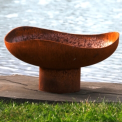 The Fire Pit Gallery 24 Inch Mini Dune Fire Pit with Cylinder Base