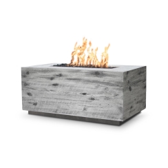 The Outdoor Plus 72 Inch Catalina Wood Grain Gas Fire Pit