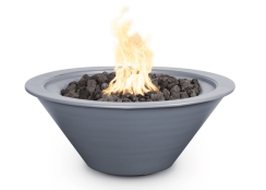 The Outdoor Plus 30 Inch Cazo Powder Coated Gas Fire Bowl