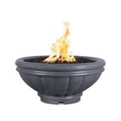 The Outdoor Plus 36 Inch Roma GFRC Concrete Gas Fire Bowl